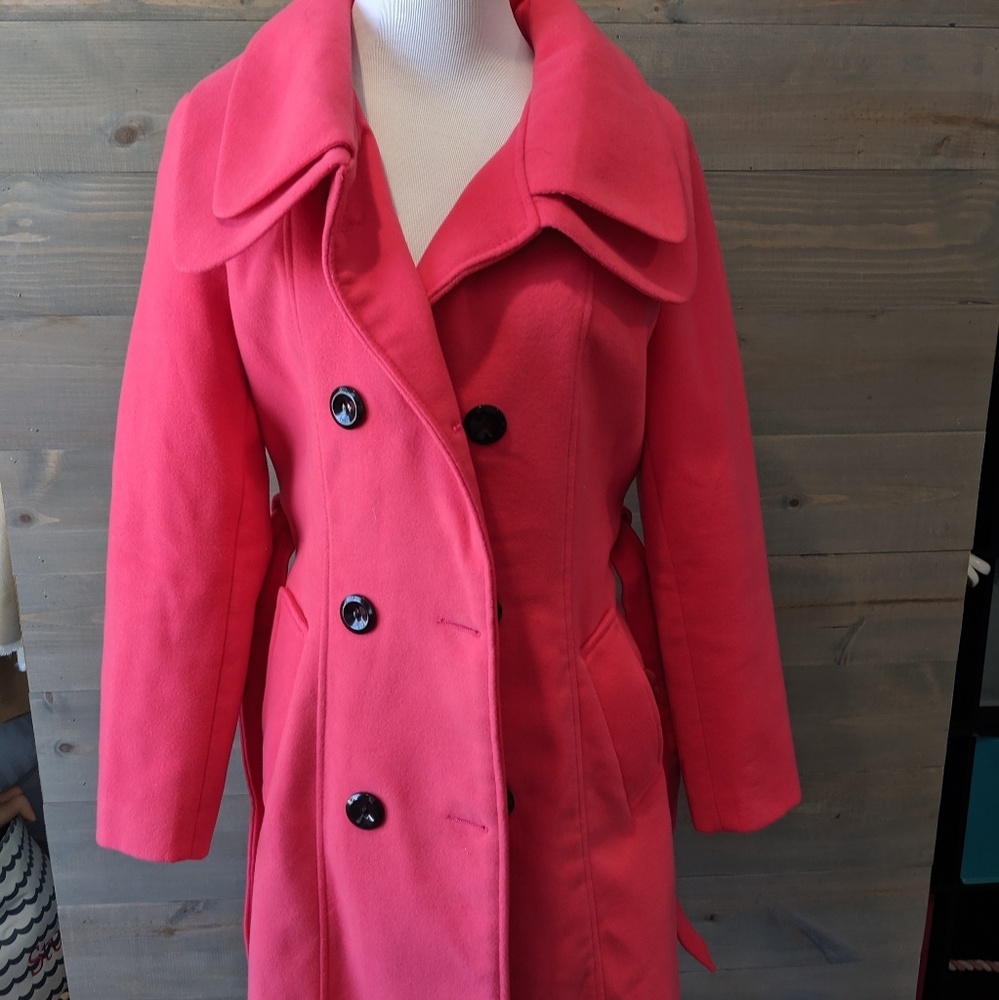 Pink peacoat